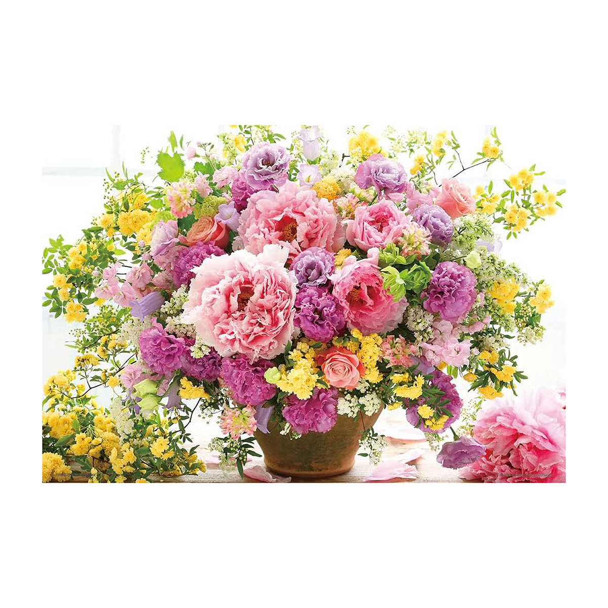 【ジグソーパズル】ビバリー　幸運が舞い込む ピンク＆イエロー