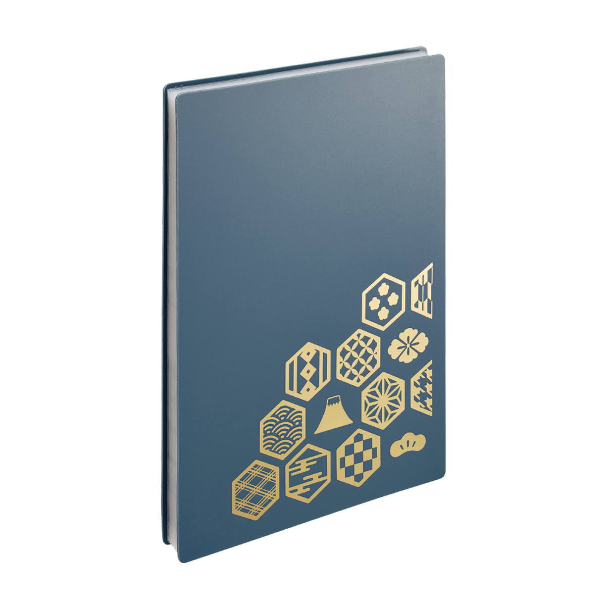 書き置き御朱印帳　藍鼠