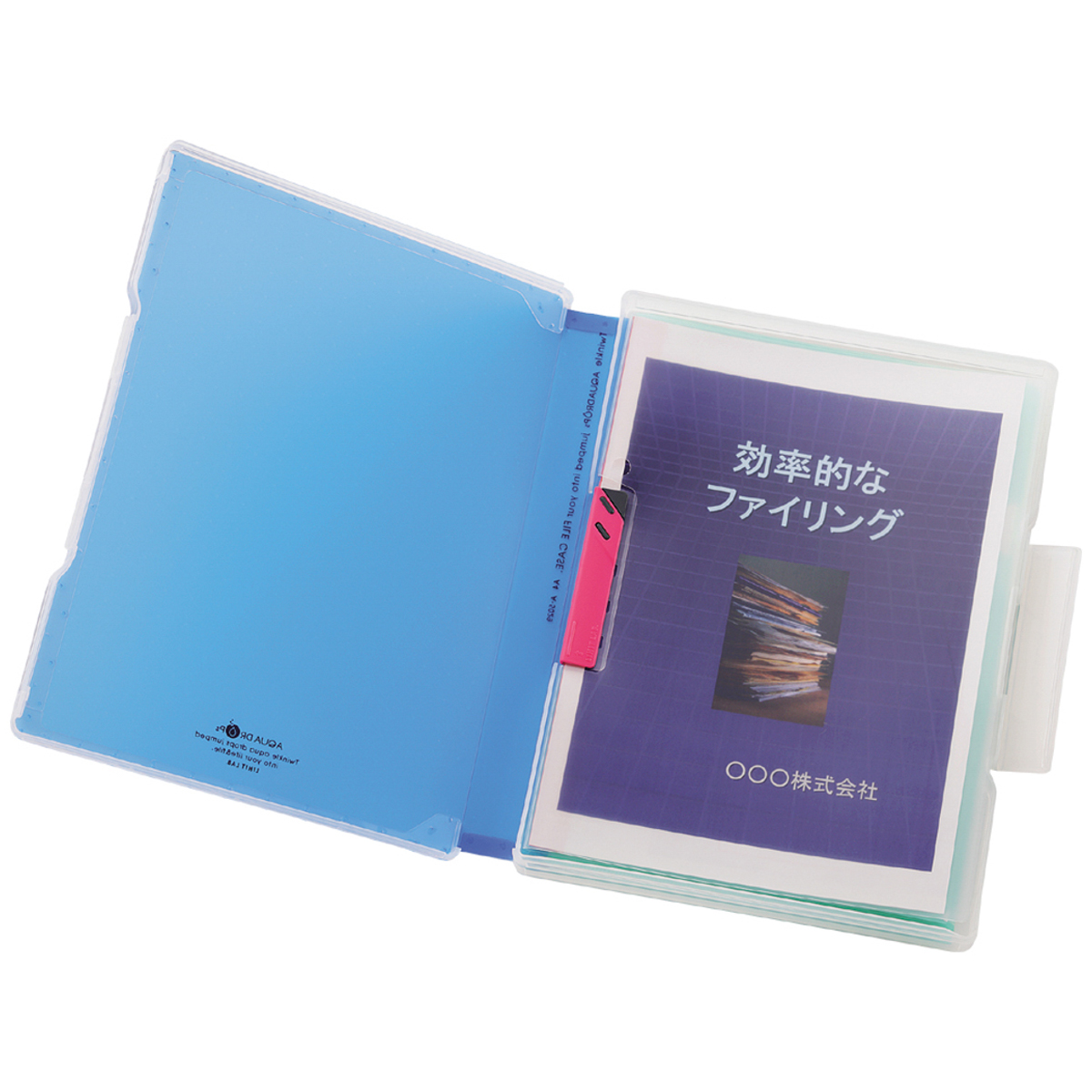 ＡＱＵＡ　ＤＲＯＰｓ　ファイルケース　黄