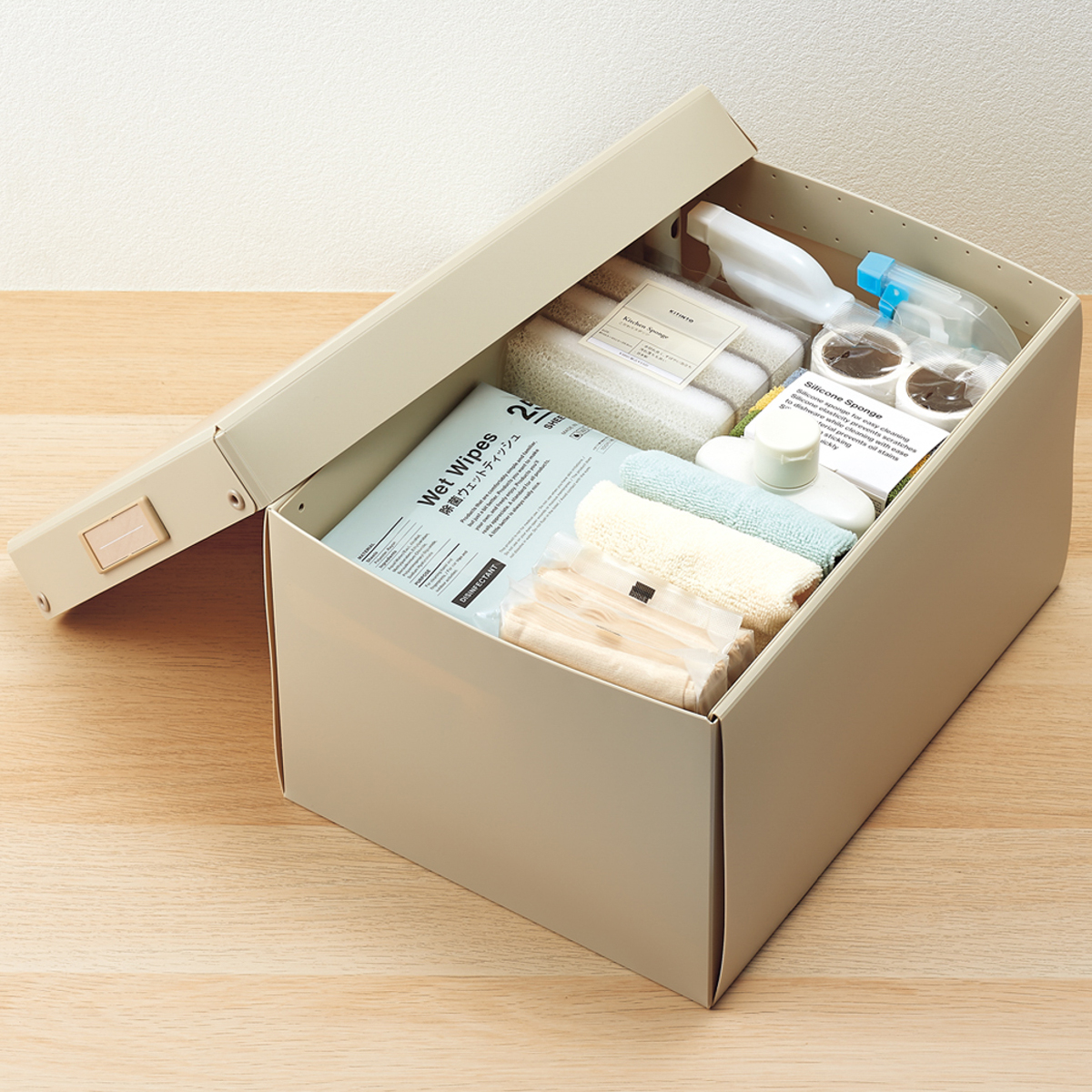 Ｒｏｏｍｙ　折りたたみボックス　深型　ピンク