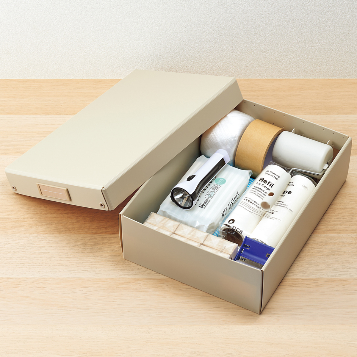 Ｒｏｏｍｙ　折りたたみボックス　浅型　ピンク