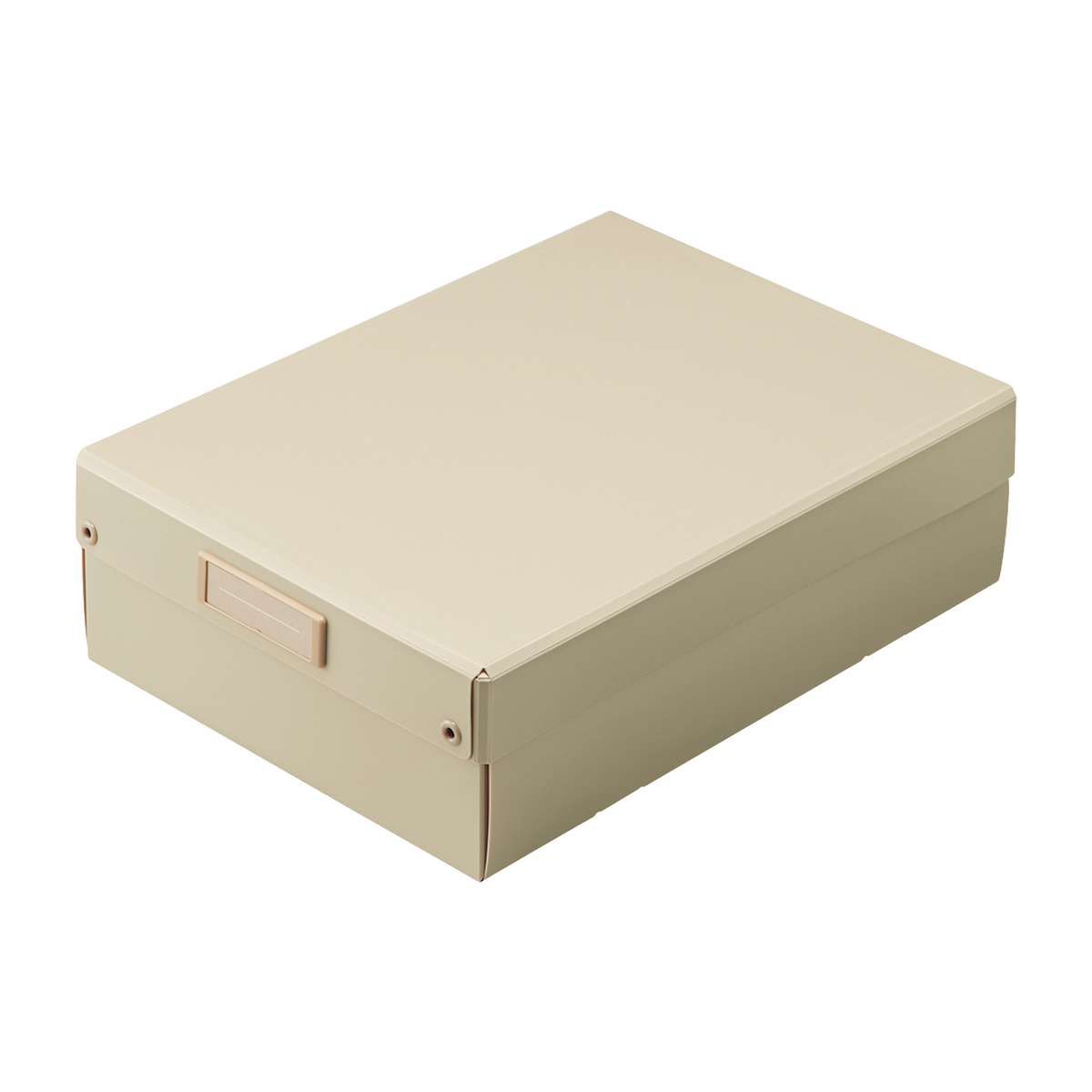 Ｒｏｏｍｙ　折りたたみボックス　浅型　ベージュ