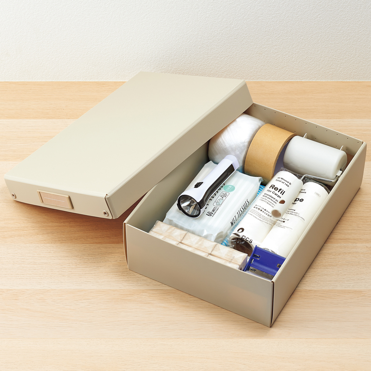 Ｒｏｏｍｙ　折りたたみボックス　浅型　ブラック