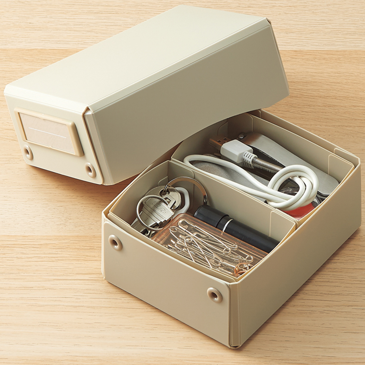 Ｒｏｏｍｙ　仕切りケース　ピンク