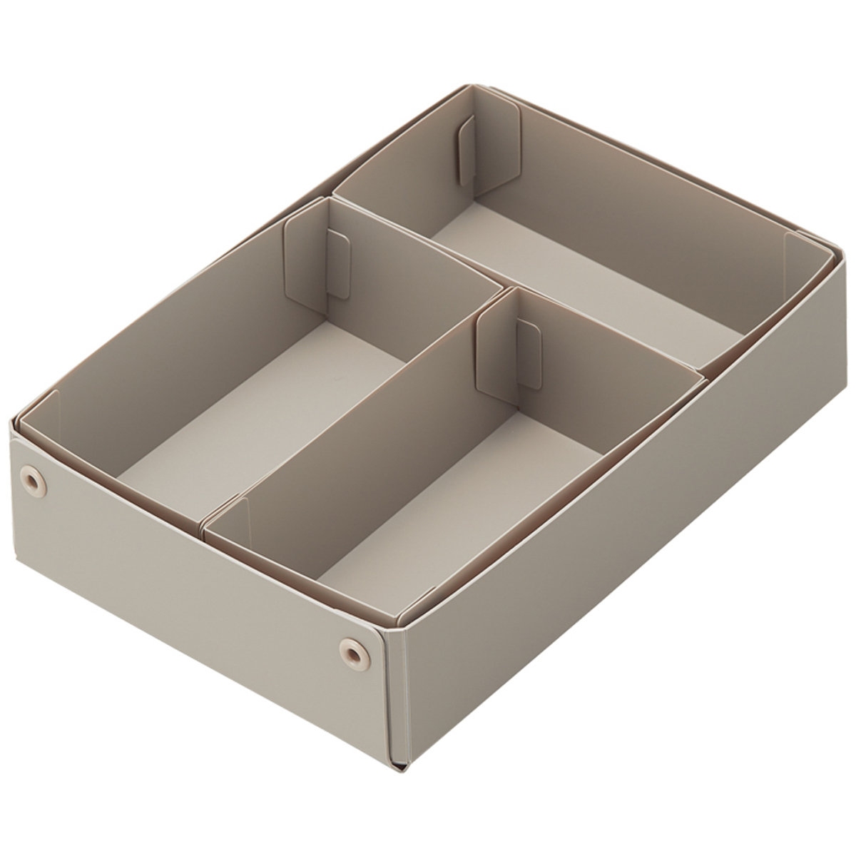 Ｒｏｏｍｙ　仕切りケース　ベージュ