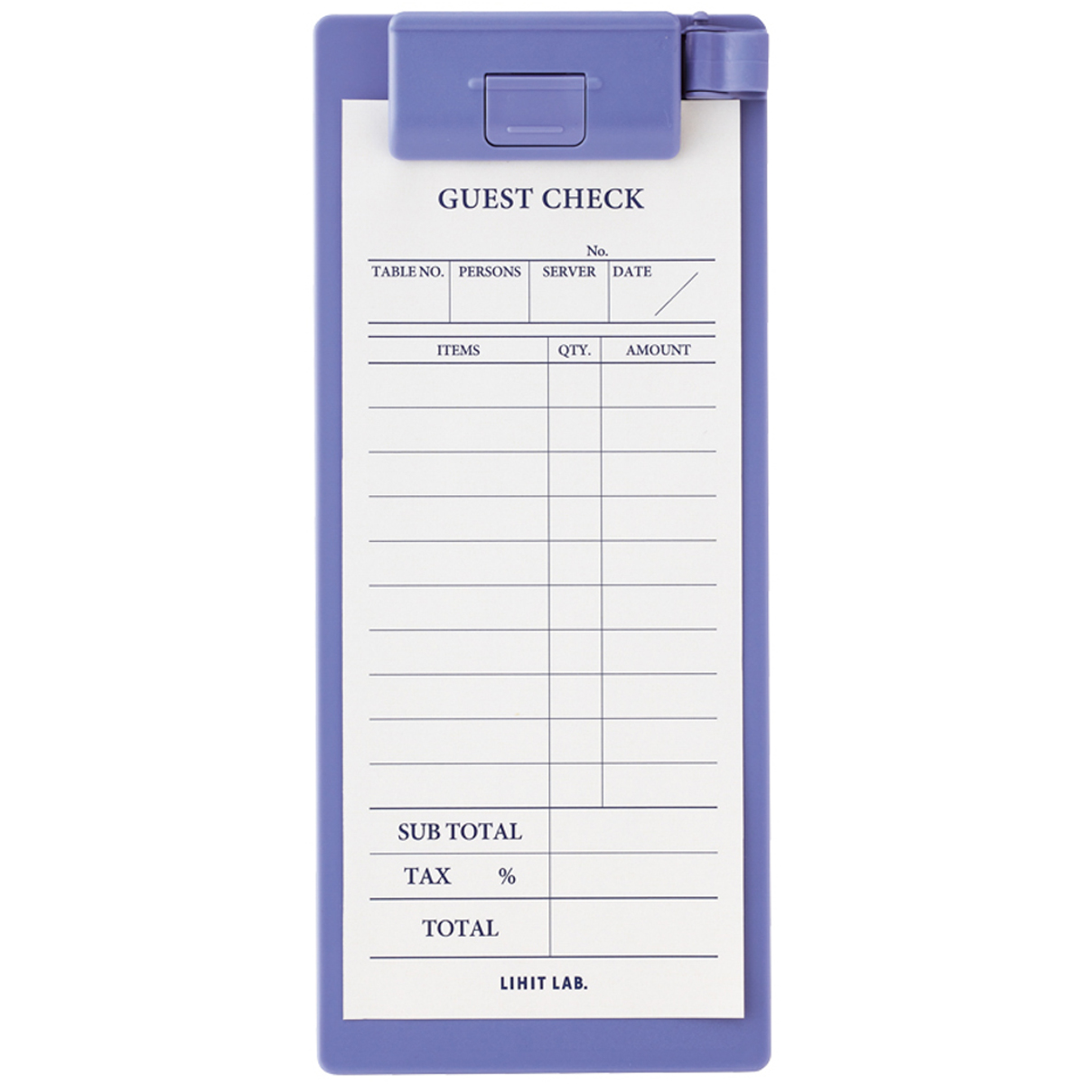 クリップボード　ブルーバイオレット