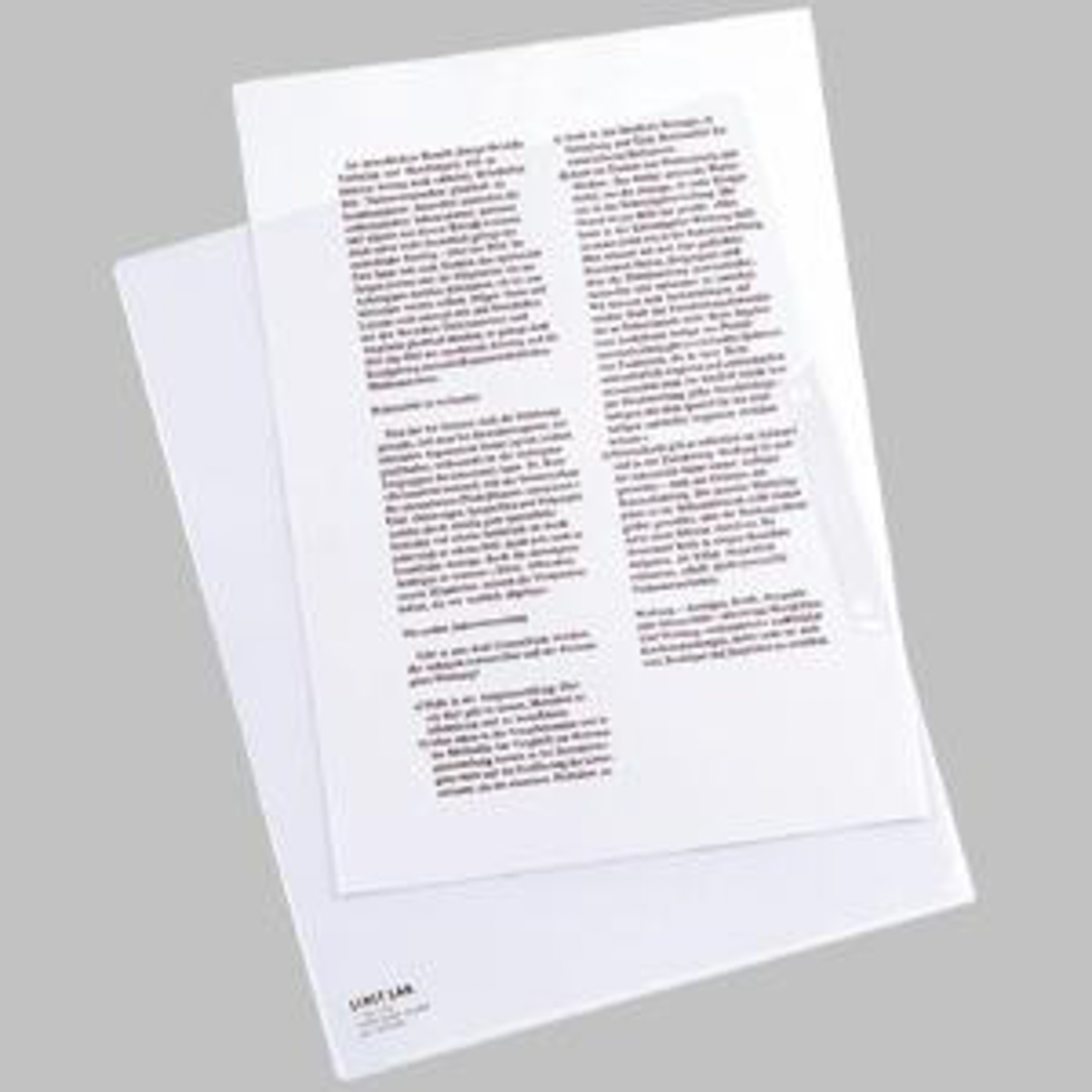 クリヤーホルダー＜ストッパー付＞　乳白