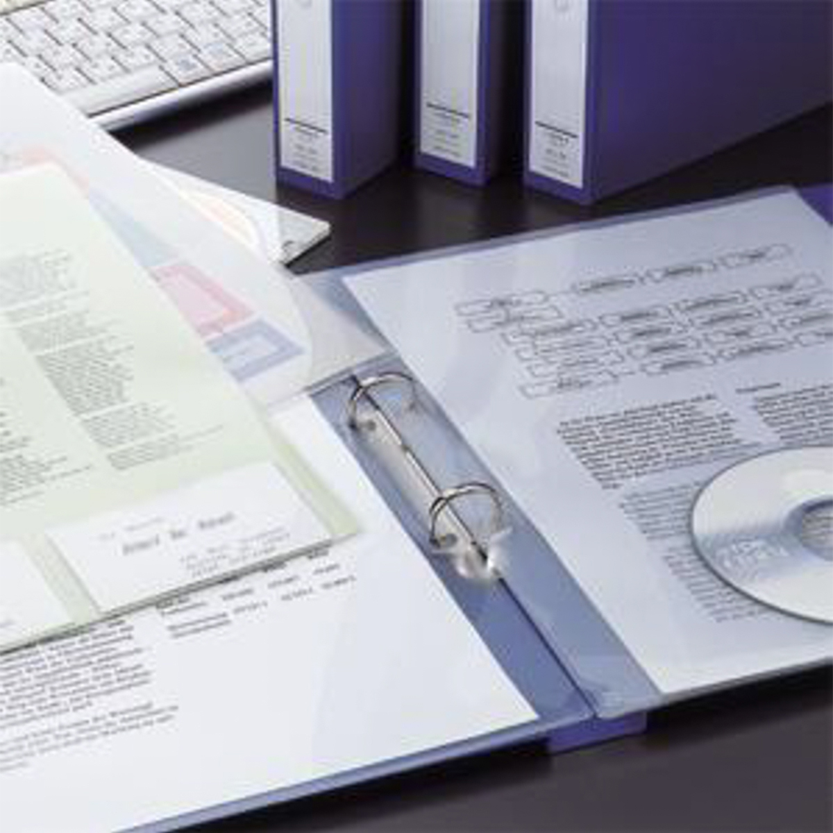 クリヤーホルダー＜ストッパー付＞　乳白