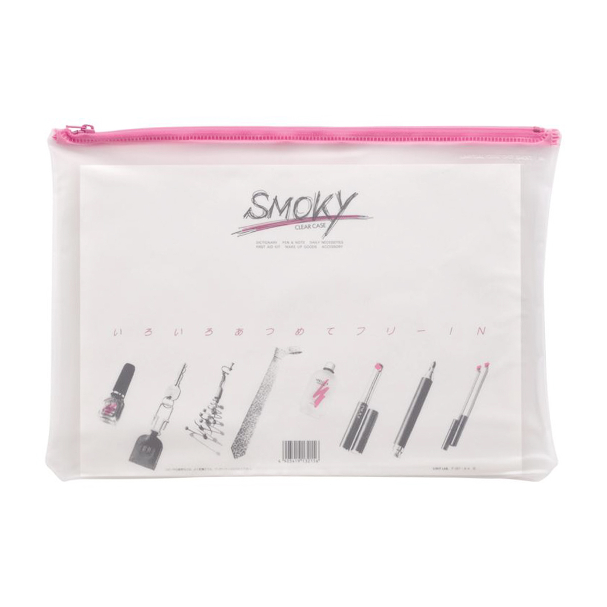 クリヤーケース・スモーキィ　桃