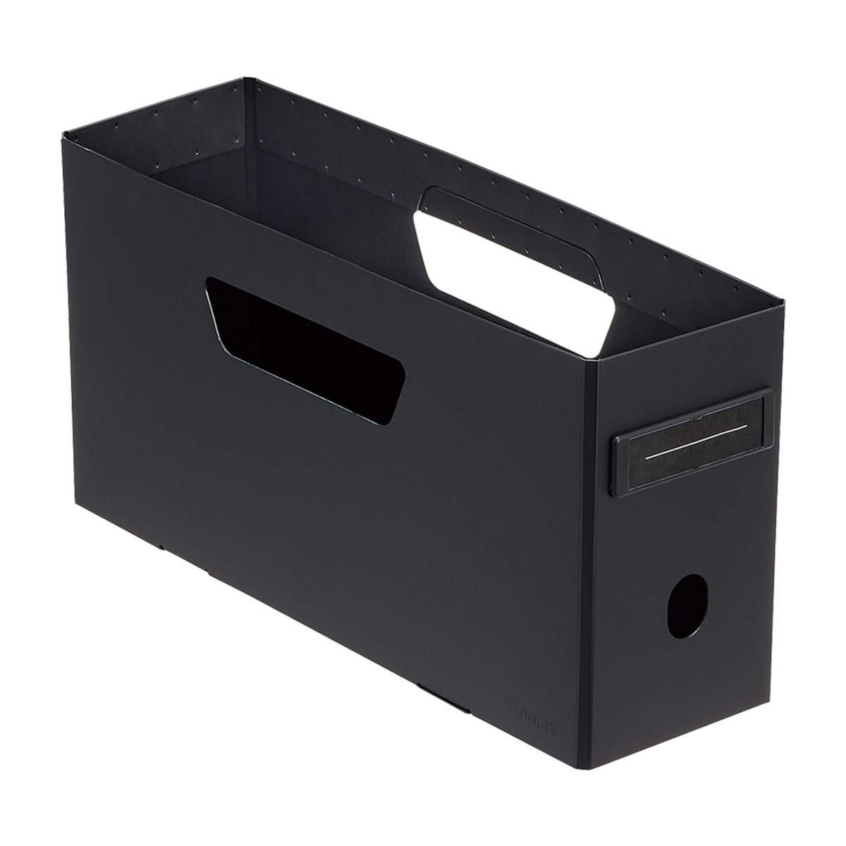 Ｒｏｏｍｙ　ボックスファイル＜ロータイプ＞　ブラック