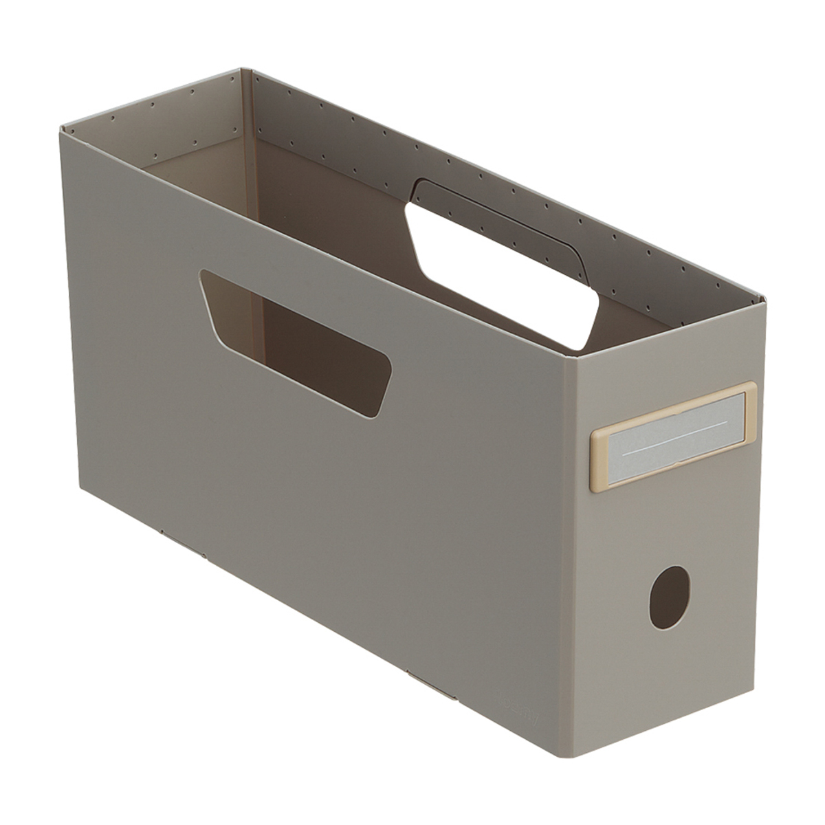 Ｒｏｏｍｙ　ボックスファイル＜ロータイプ＞　グレー