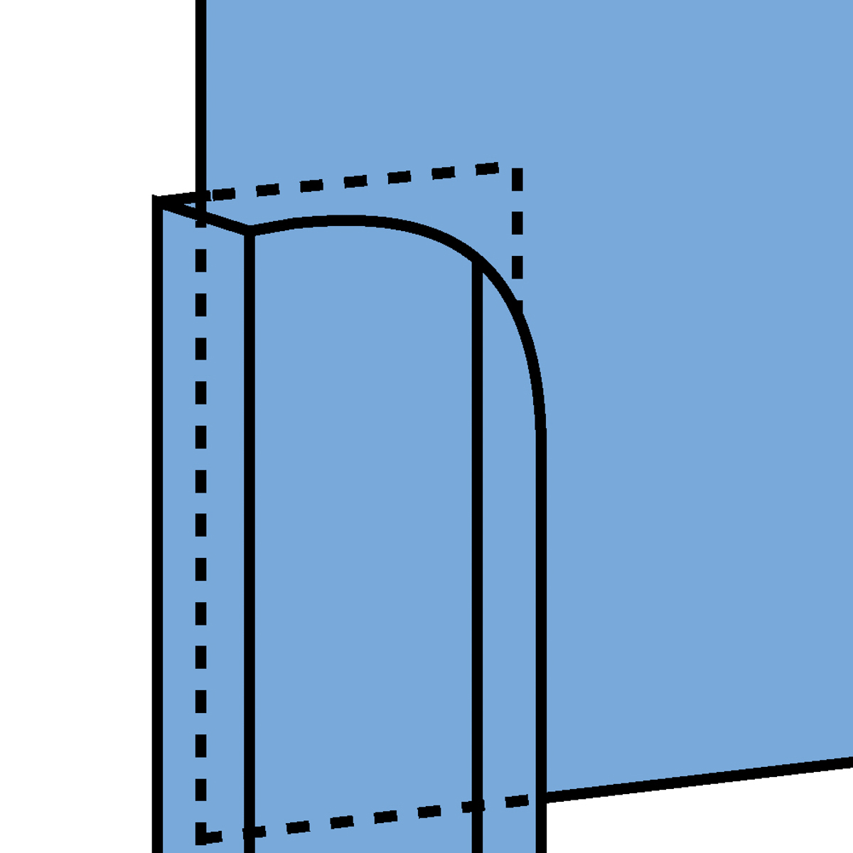 スライドバー　藍