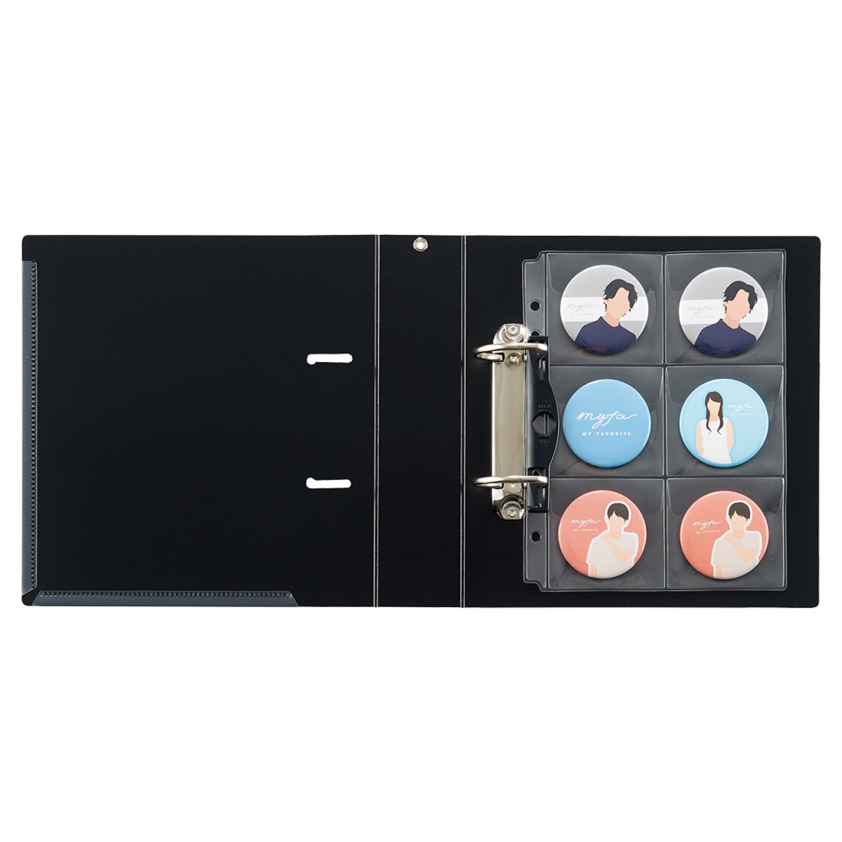 ｍｙｆａ　コレクションファイル　ワイド　ジェットブラック