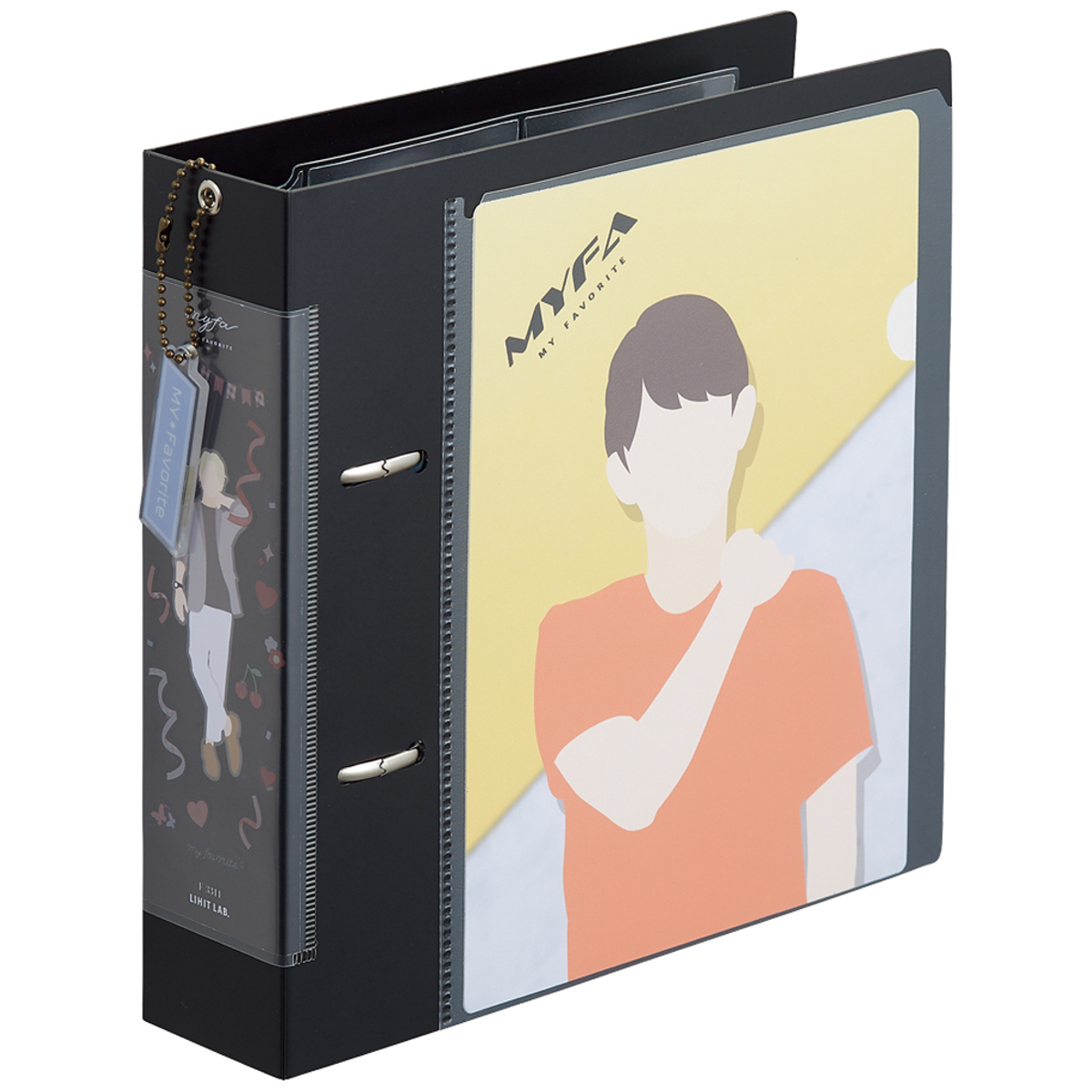 ｍｙｆａ　コレクションファイル　ワイド　ジェットブラック