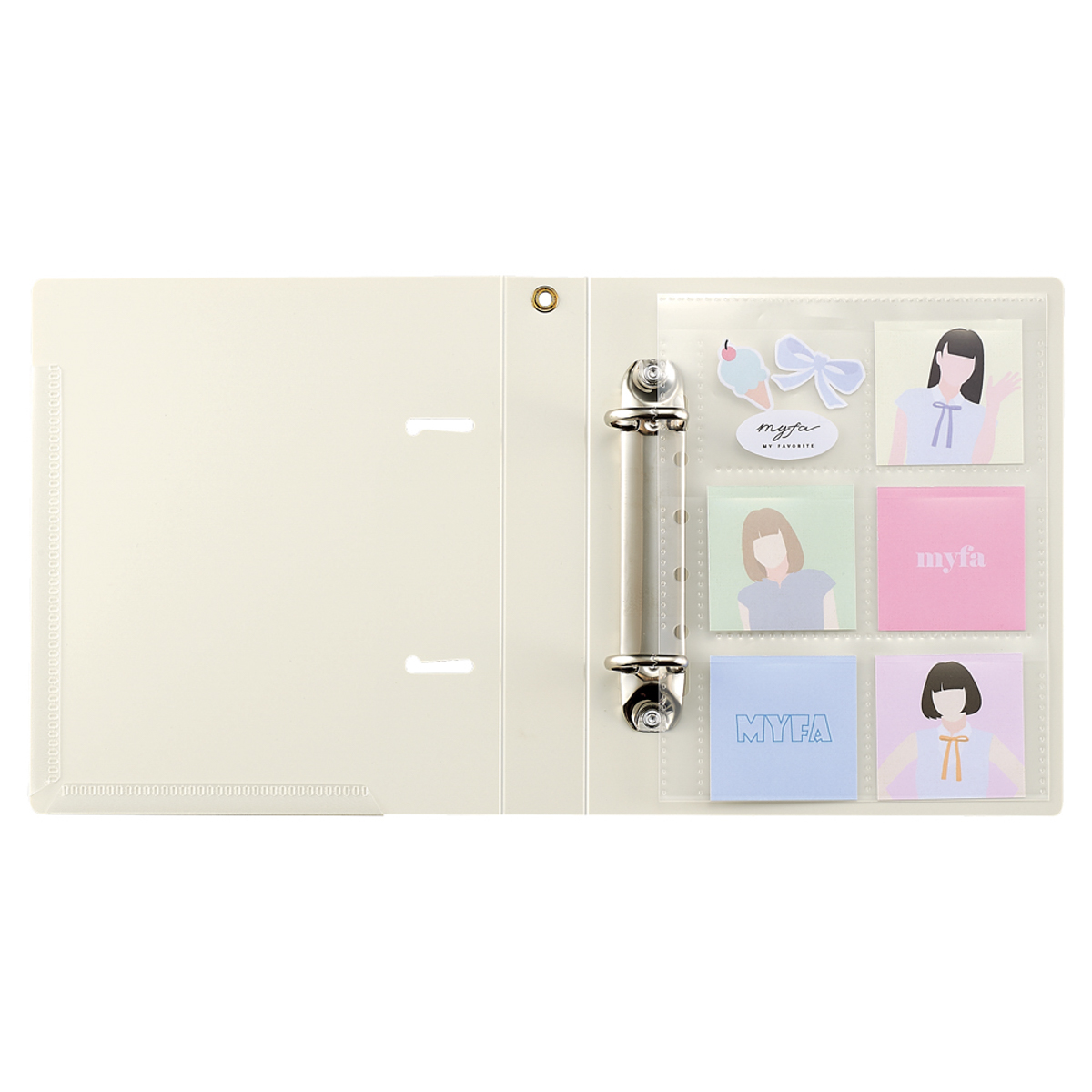 ｍｙｆａ　コレクションファイル　ミニ　ミルキーホワイト