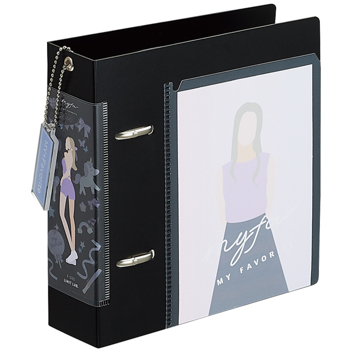 ｍｙｆａ　コレクションファイル　ミニ　ワイド　ミルキーホワイト