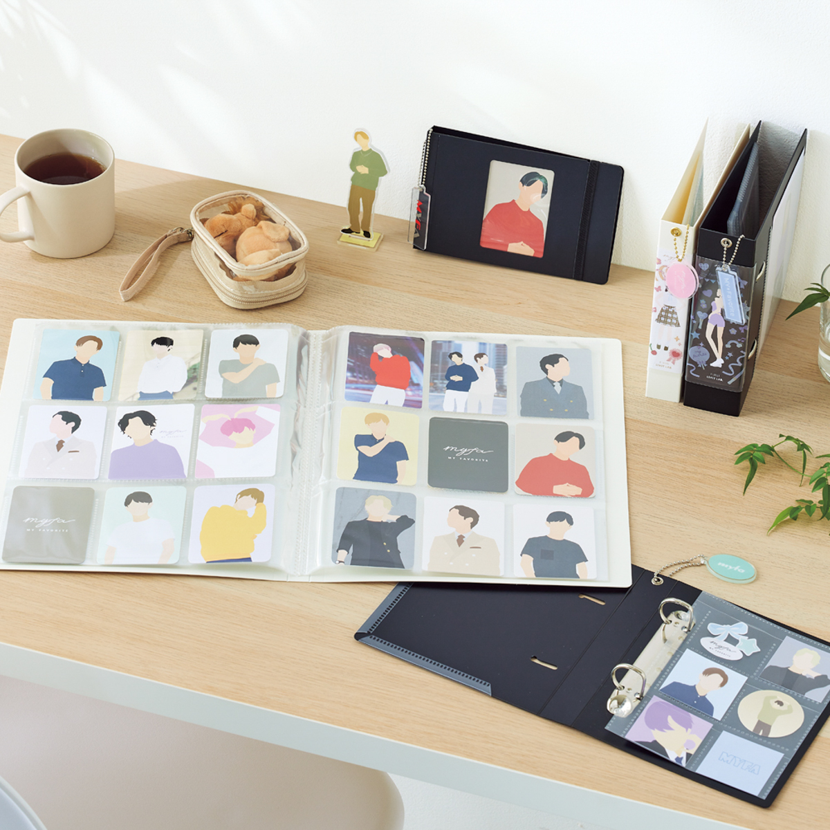 ｍｙｆａ　コレクションファイル　ミニ　ワイド　ジェットブラック