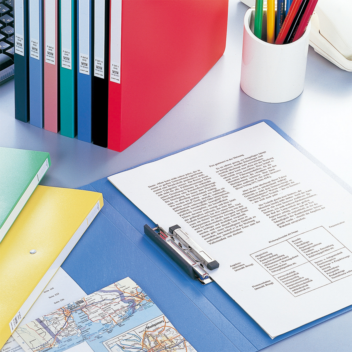 パンチレスファイルＺ式　紺