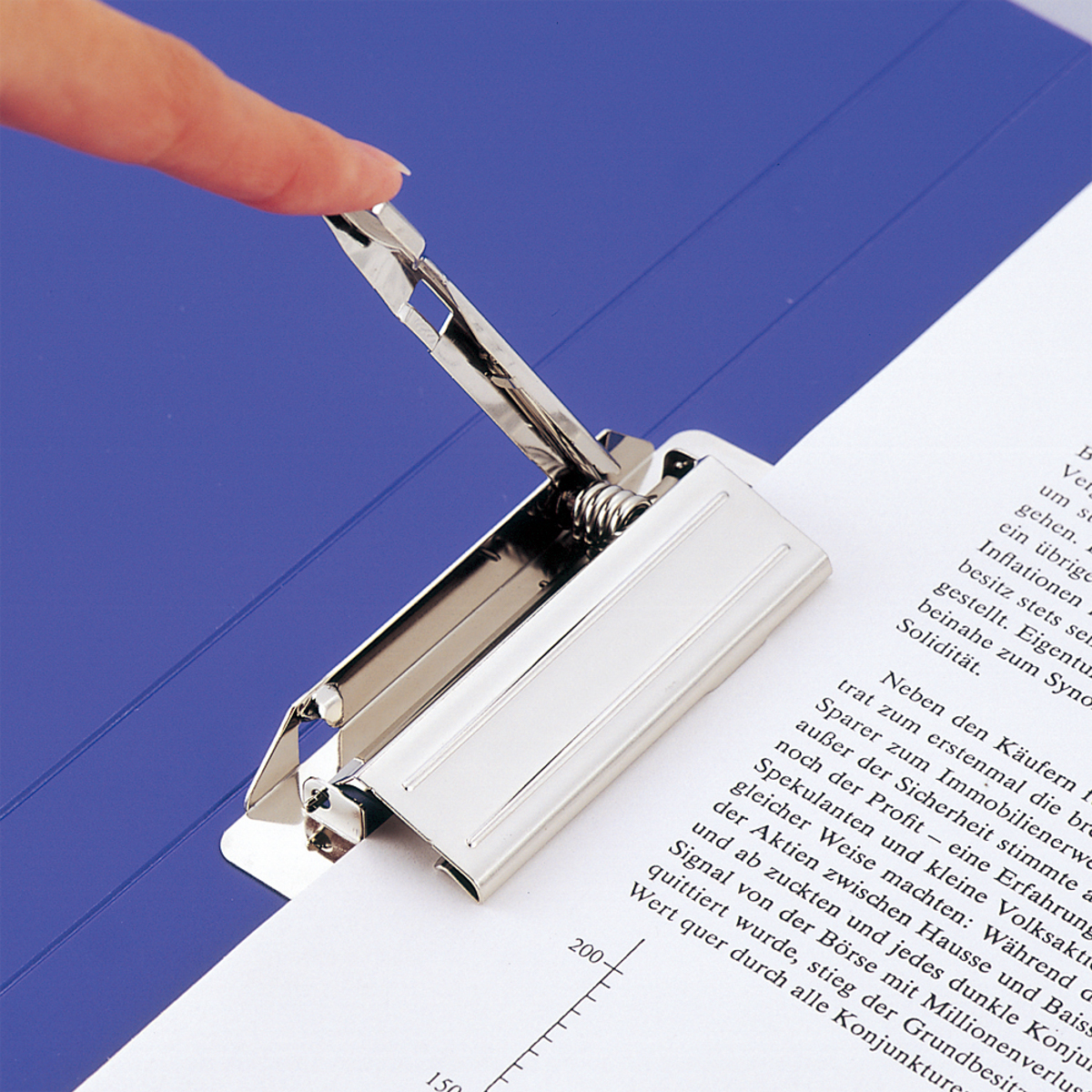 スーパーパンチレスファイル　ブルー