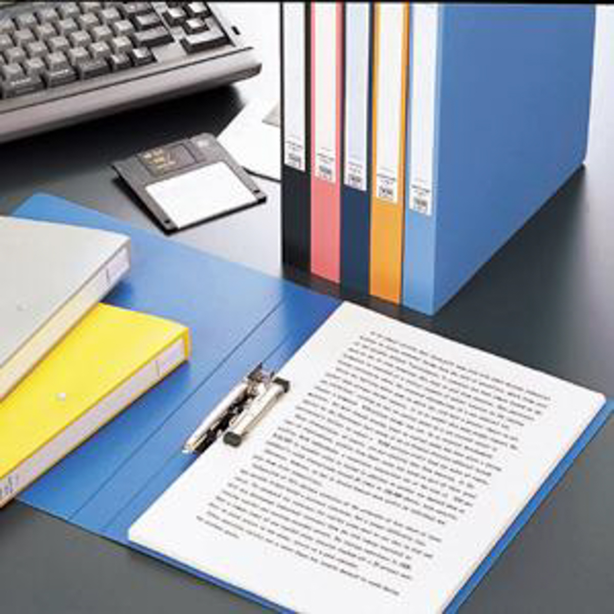 パンチレスファイル＜ＨＥＡＶＹ　ＤＵＴＹ＞　藍