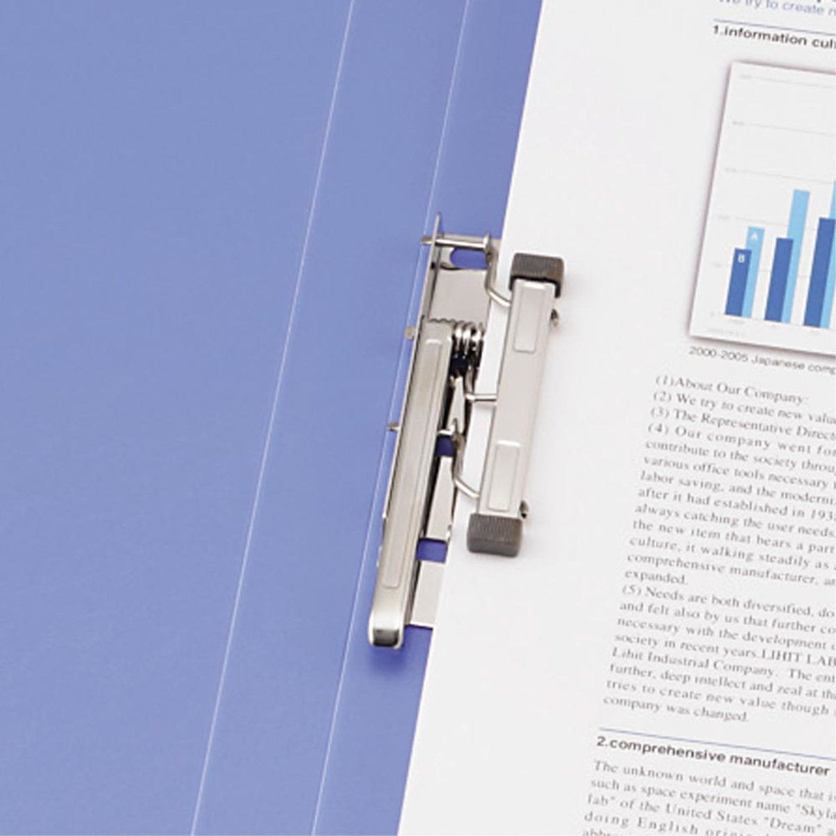 パンチレスファイル＜ＨＥＡＶＹ　ＤＵＴＹ＞　藍