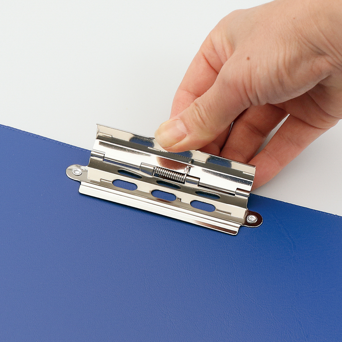 クリップファイル　藍