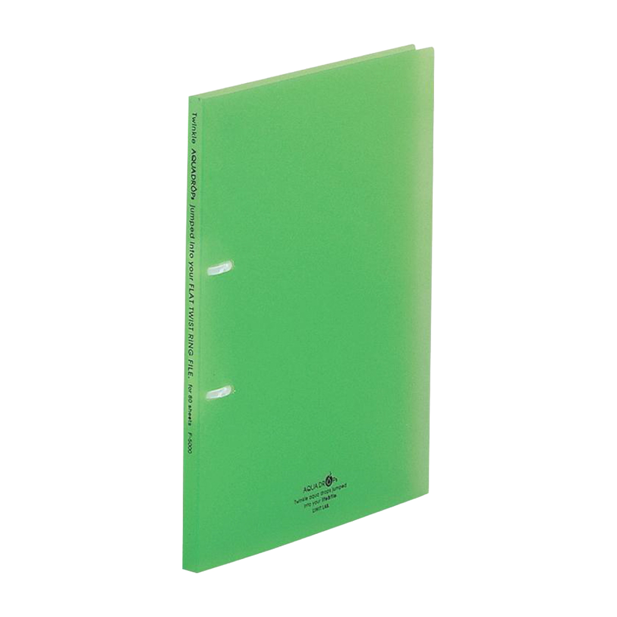 ＡＱＵＡ　ＤＲＯＰｓ　フラット・ツイストリングファイル　黄緑