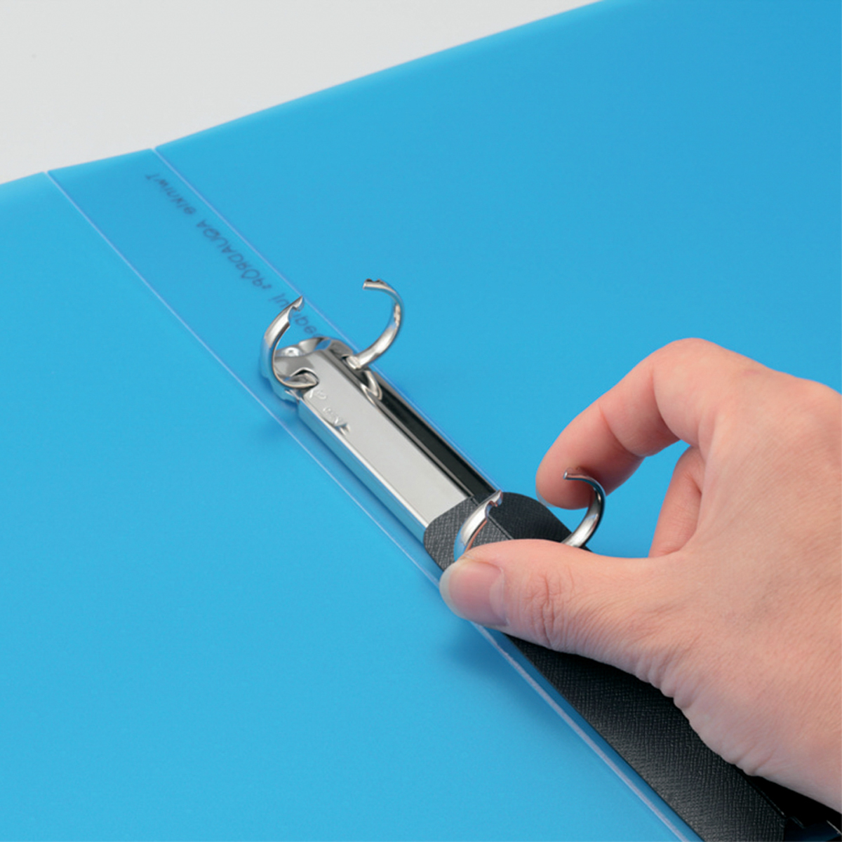 ＡＱＵＡ　ＤＲＯＰｓ　リングファイル＜ツイストリング＞　赤