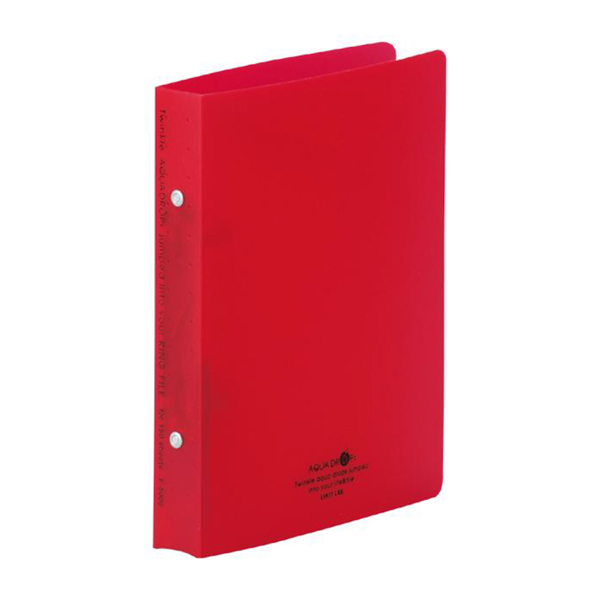 ＡＱＵＡ　ＤＲＯＰｓ　リングファイル＜ツイストリング＞　赤