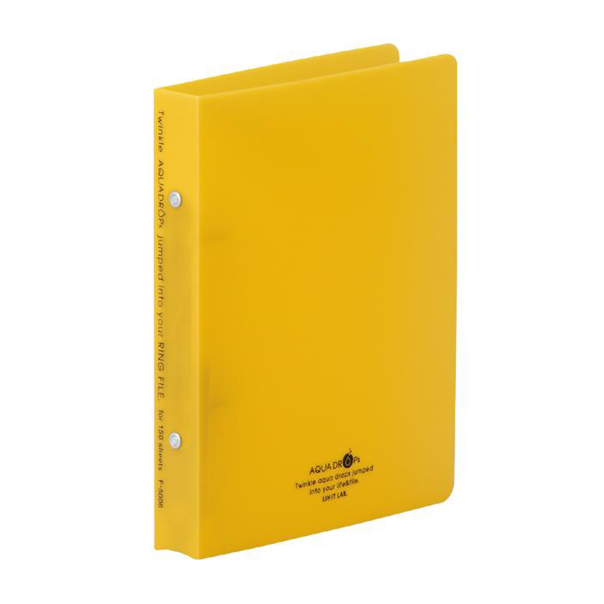 ＡＱＵＡ　ＤＲＯＰｓ　リングファイル＜ツイストリング＞　黄