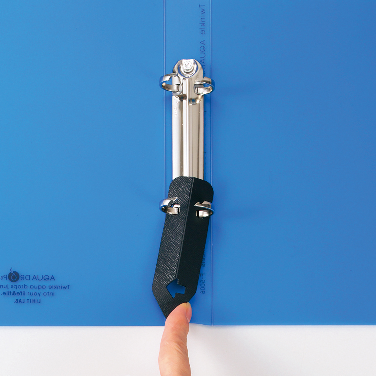 ＡＱＵＡ　ＤＲＯＰｓ　リングファイル＜ツイストリング＞　黄