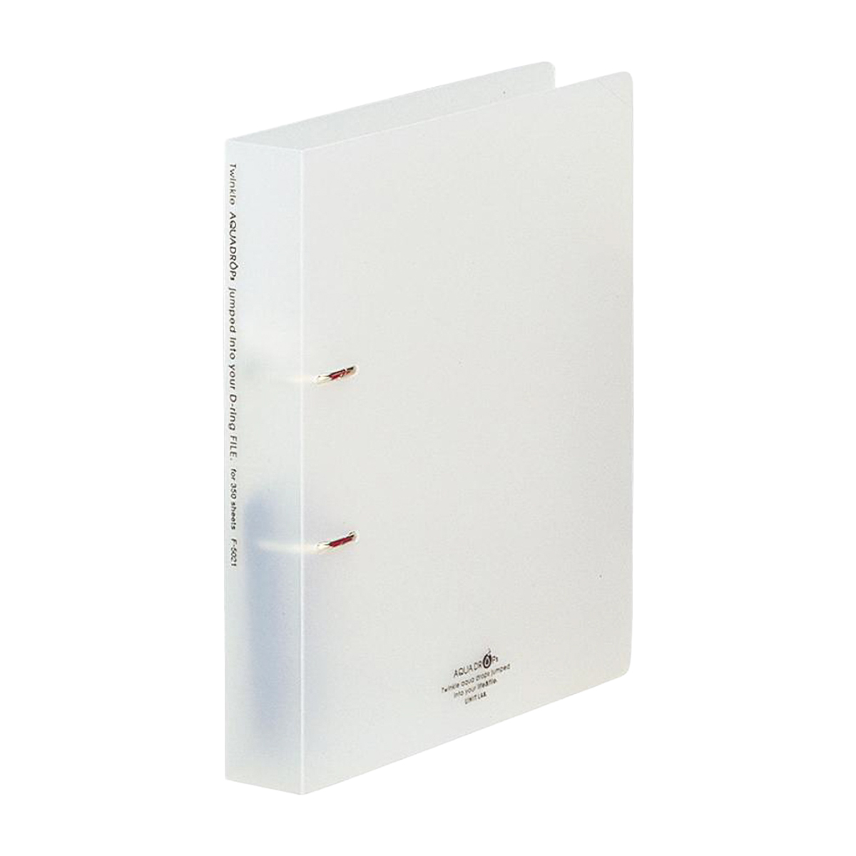 ＡＱＵＡ　ＤＲＯＰｓ　Ｄ型リングファイル＜ツイストリング＞　乳白