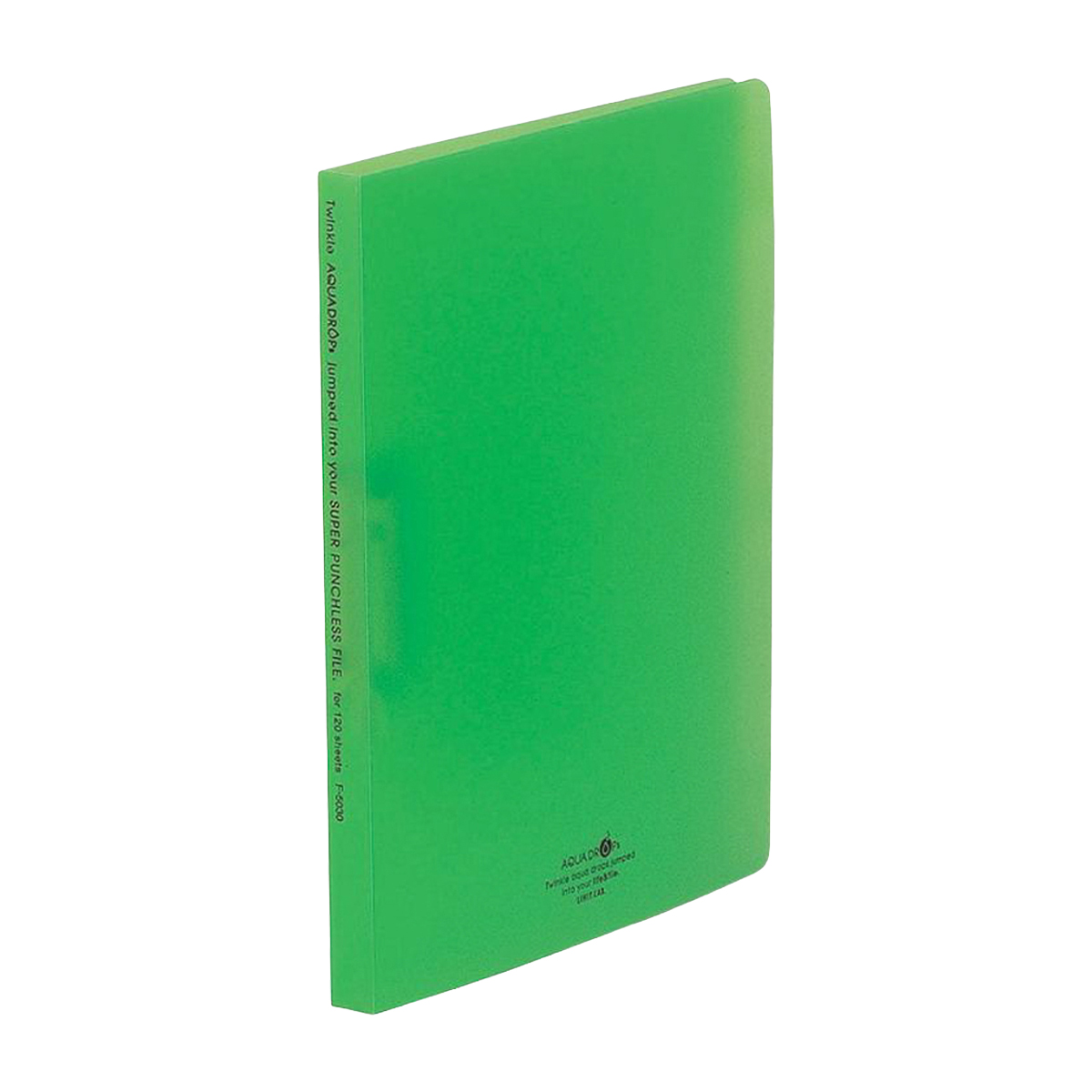 ＡＱＵＡ　ＤＲＯＰｓ　スーパーパンチレスファイル　黄緑