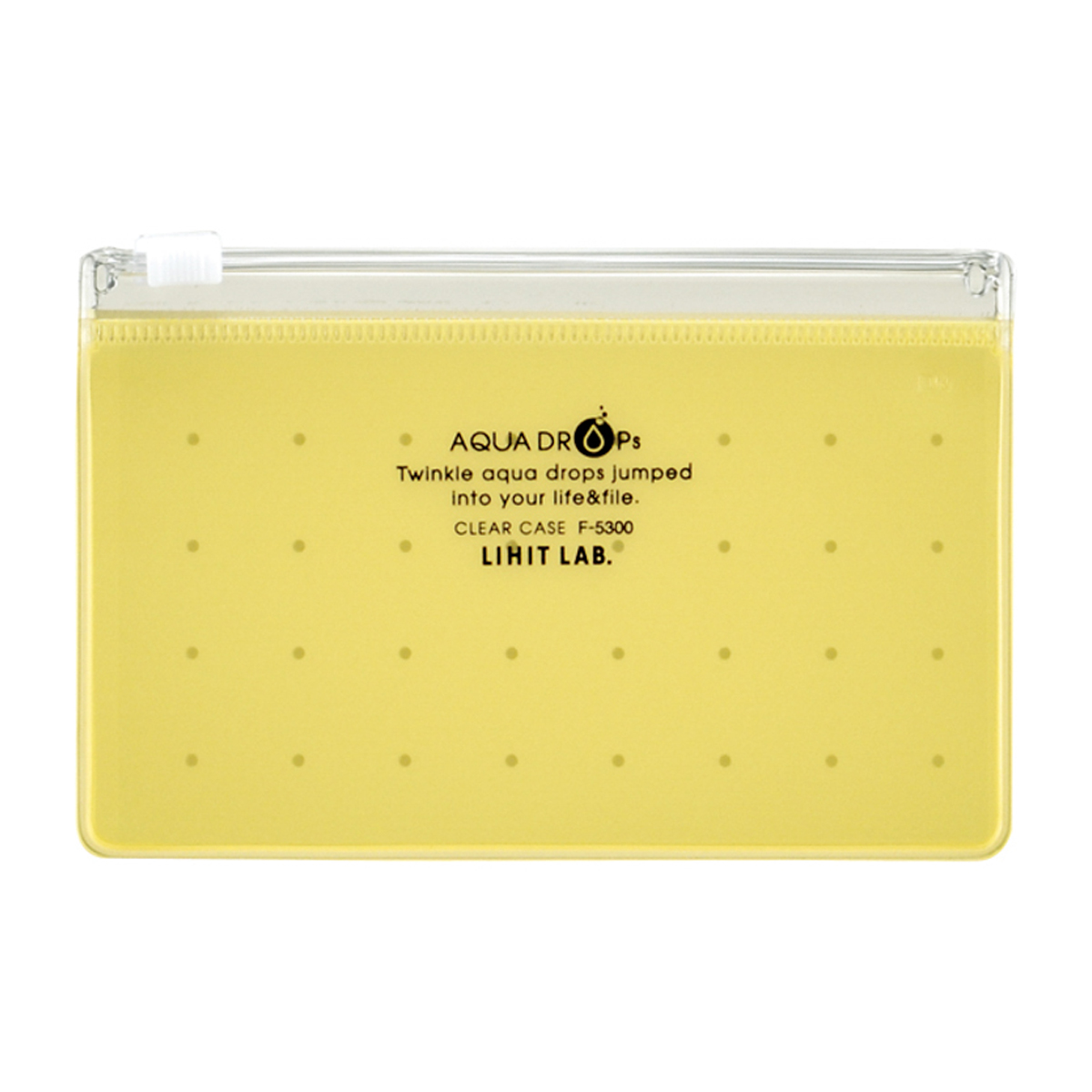 ＡＱＵＡ　ＤＲＯＰｓ　クリヤーケース　黄