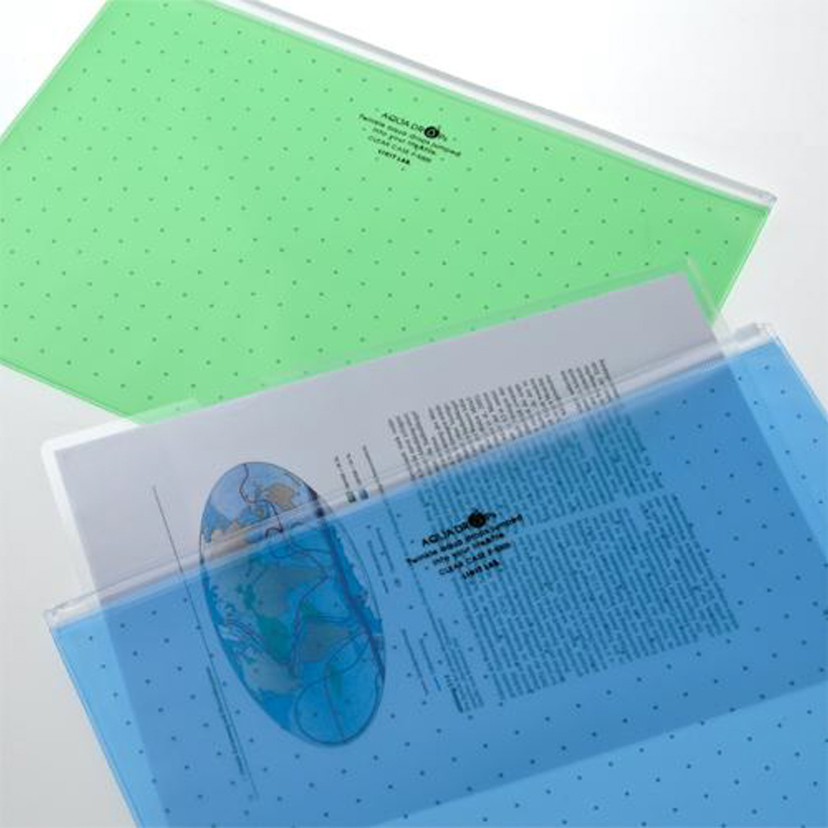 ＡＱＵＡ　ＤＲＯＰｓ　クリヤーケース　黄