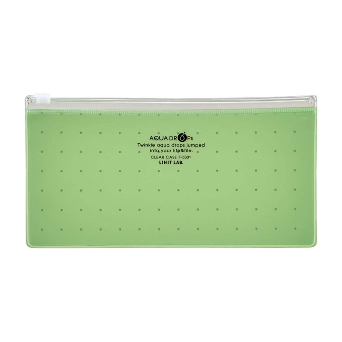 ＡＱＵＡ　ＤＲＯＰｓ　クリヤーケース　黄緑