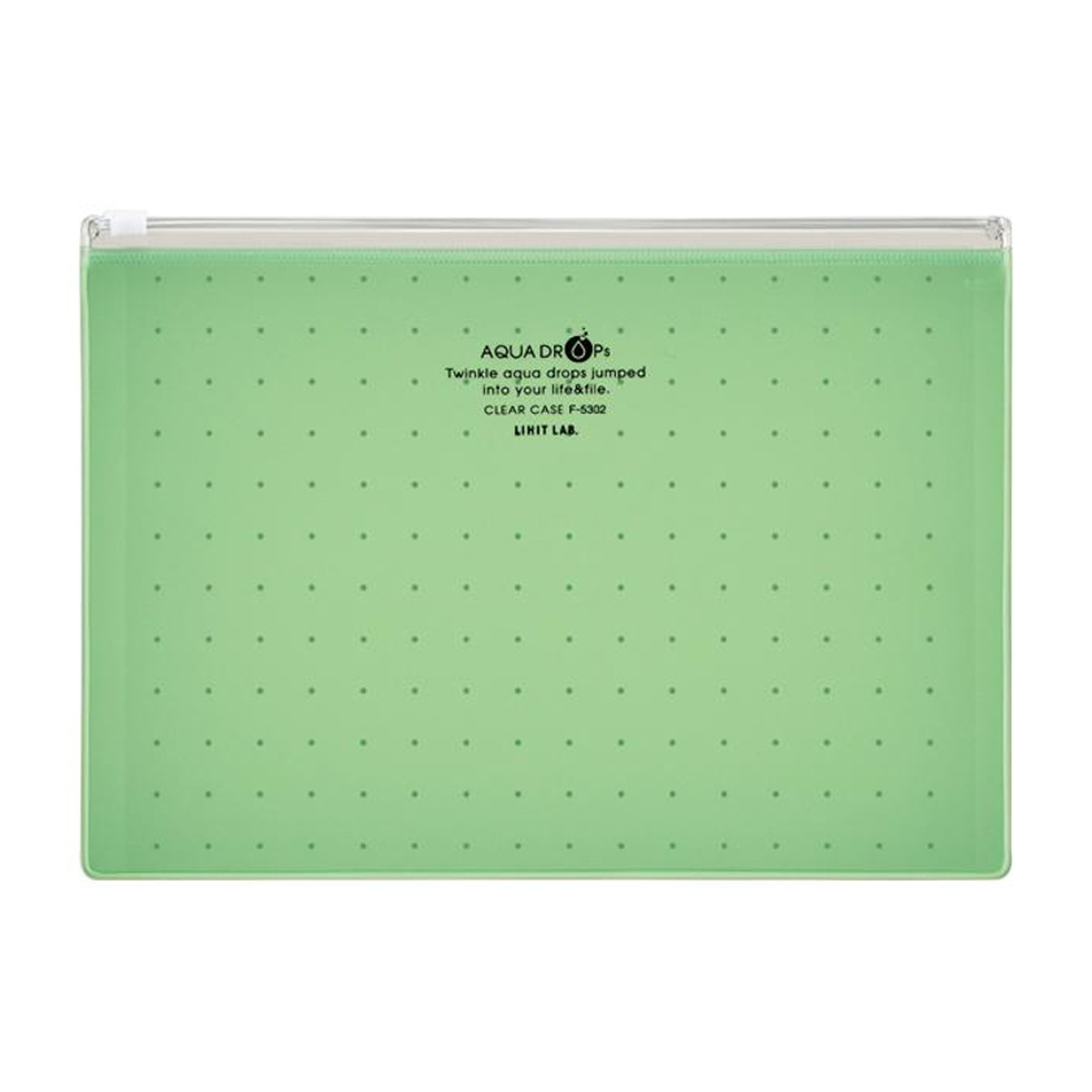 ＡＱＵＡ　ＤＲＯＰｓ　クリヤーケース　黄緑
