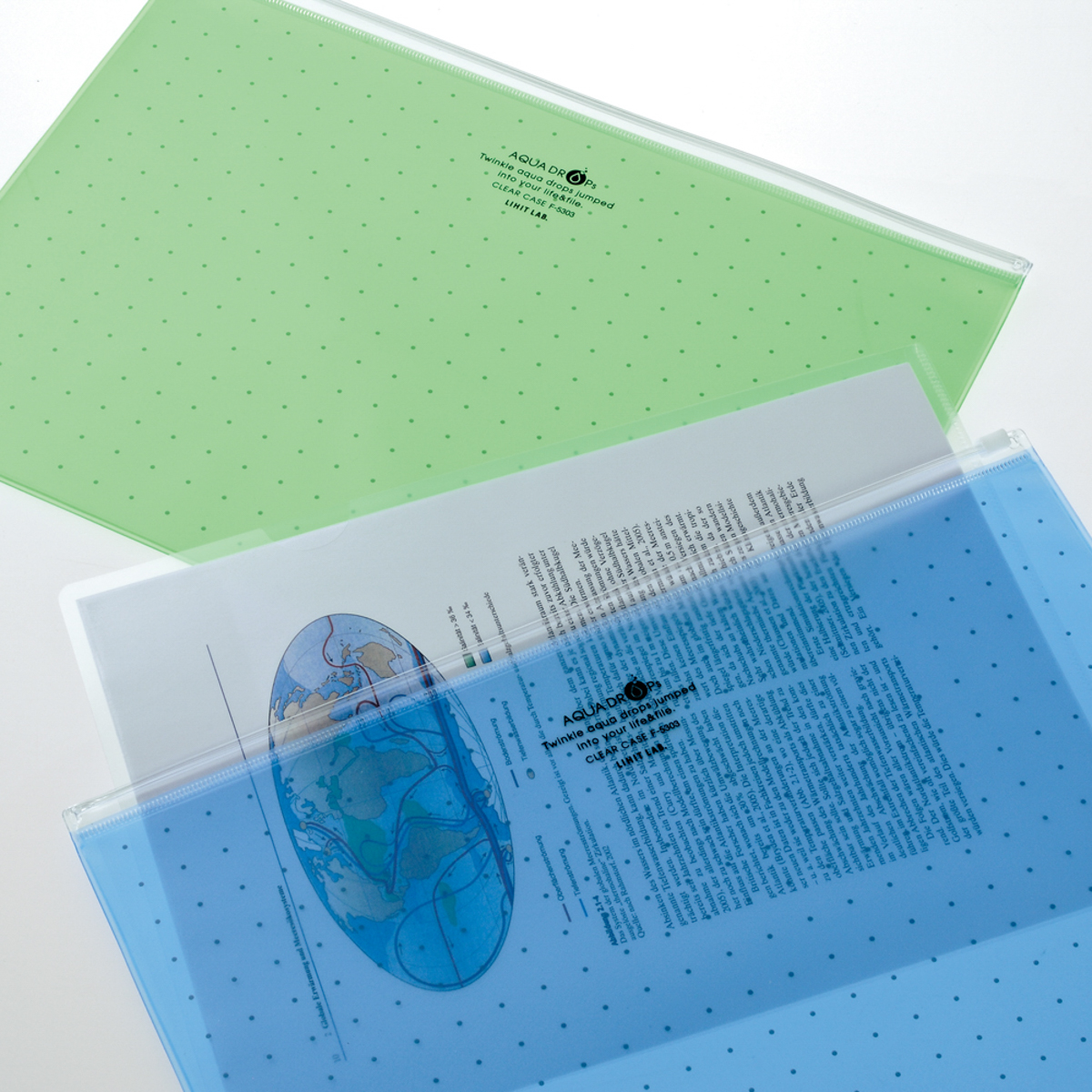 ＡＱＵＡ　ＤＲＯＰｓ　クリヤーケース　赤