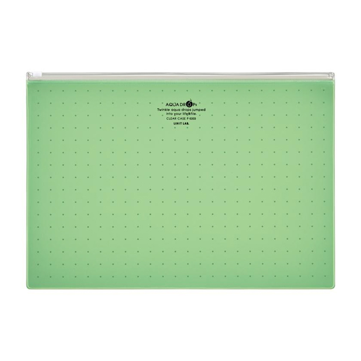 ＡＱＵＡ　ＤＲＯＰｓ　クリヤーケース　黄緑