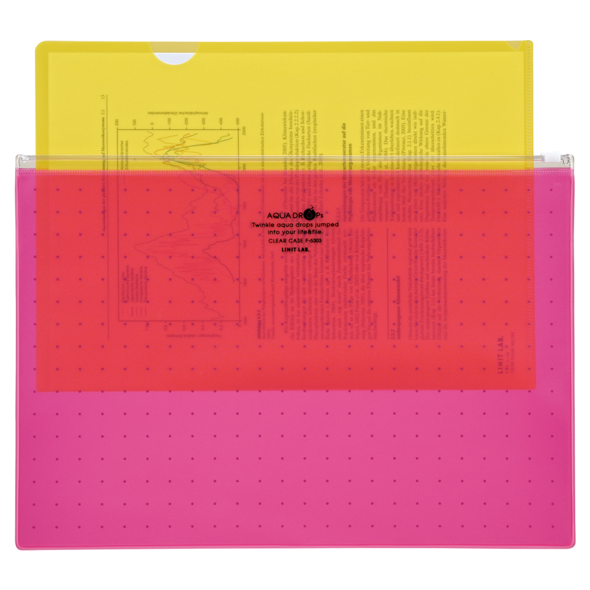 ＡＱＵＡ　ＤＲＯＰｓ　クリヤーケース　青