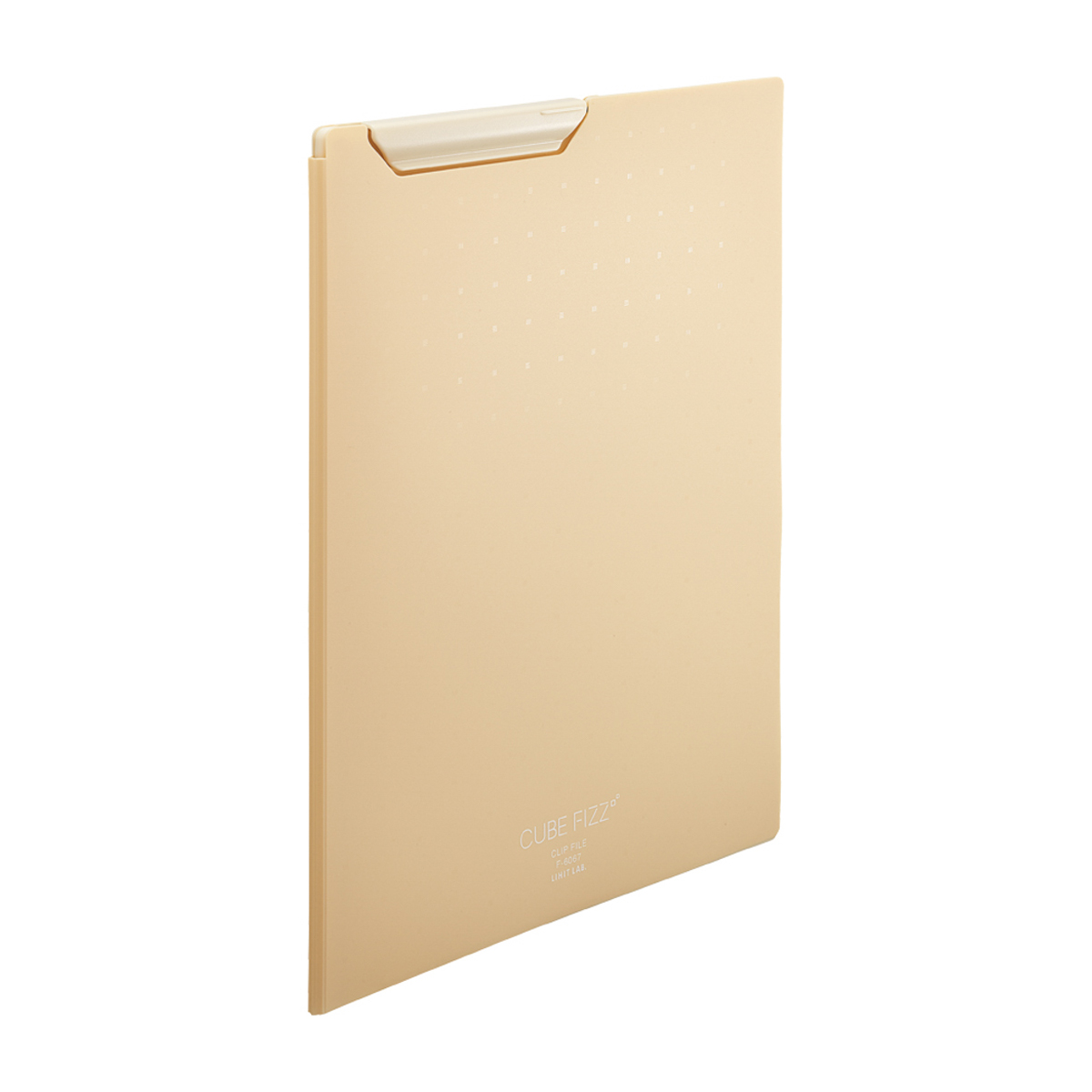 ＣＵＢＥ　ＦＩＺＺ　クリップファイル　ベージュ