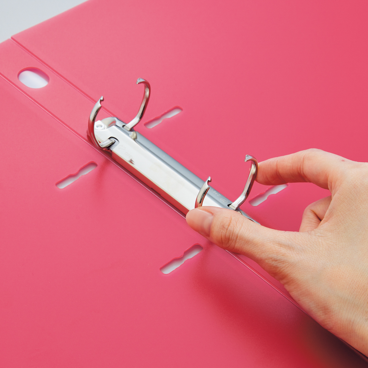 ＣＵＢＥ　ＦＩＺＺ　リングファイル＜ツイストリング　スマートスリム＞　ピンク