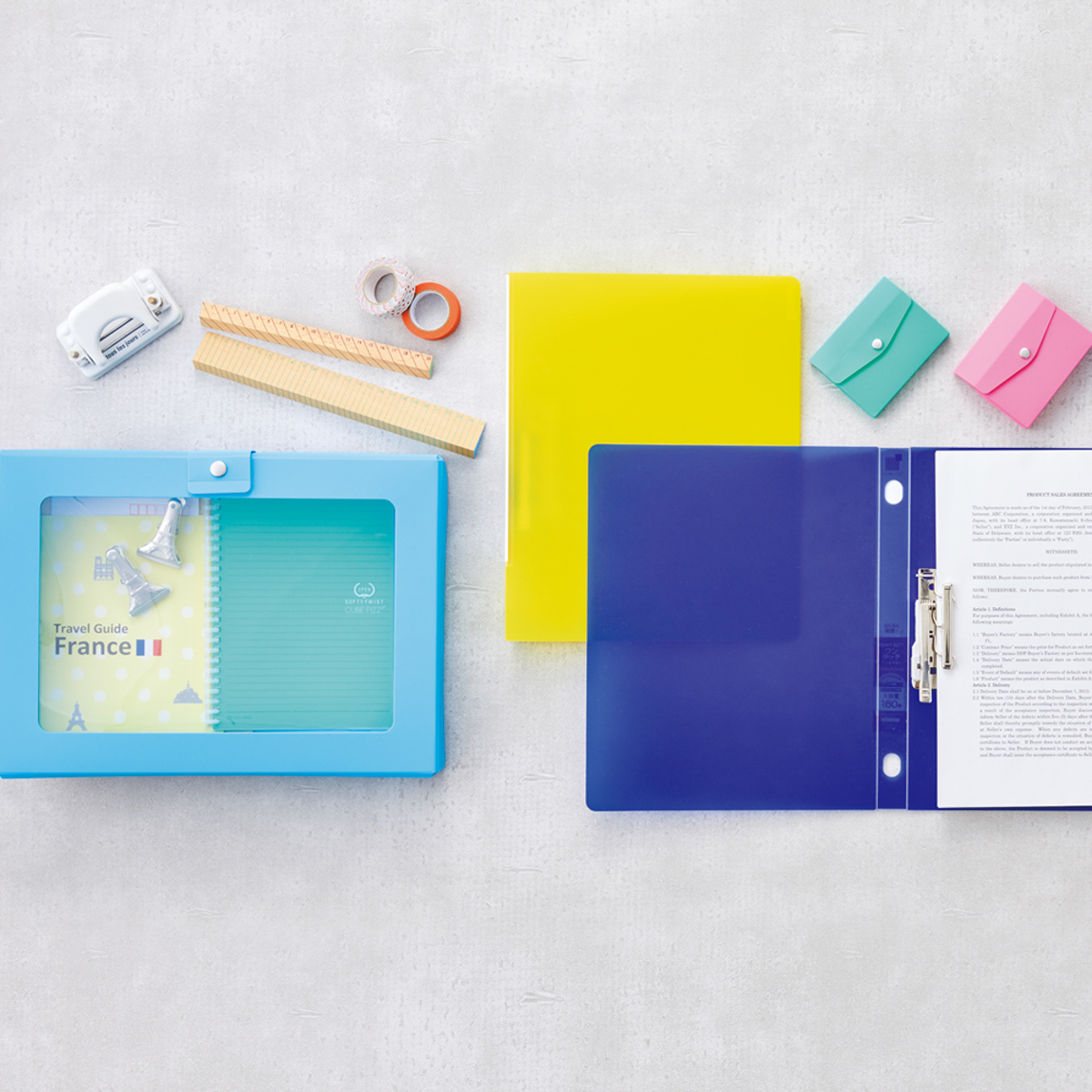 ＣＵＢＥ　ＦＩＺＺ　パンチレスファイルワンタッチ＜ＨＥＡＶＹ　ＤＵＴＹ＞　パープル