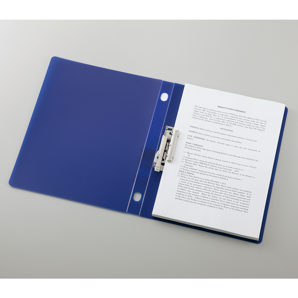 ＣＵＢＥ　ＦＩＺＺ　パンチレスファイルワンタッチ＜ＨＥＡＶＹ　ＤＵＴＹ＞　ベージュ