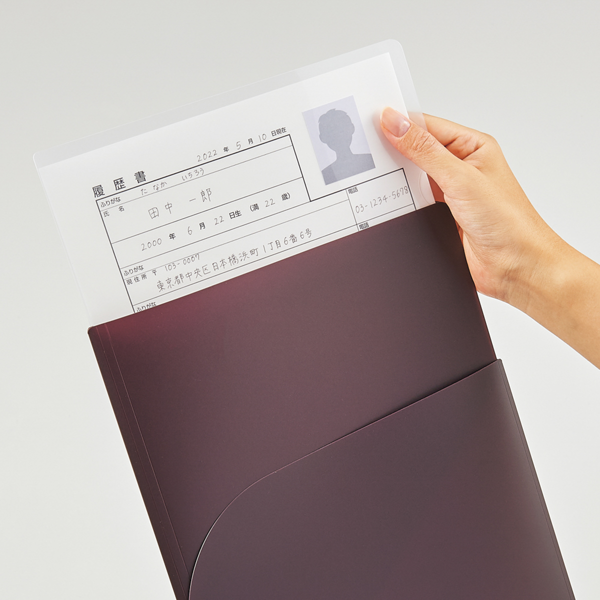 ＳＥＬＦＡＮＡ　ソリッドホルダー＜オープンポケットタイプ＞　ボルドーブラック