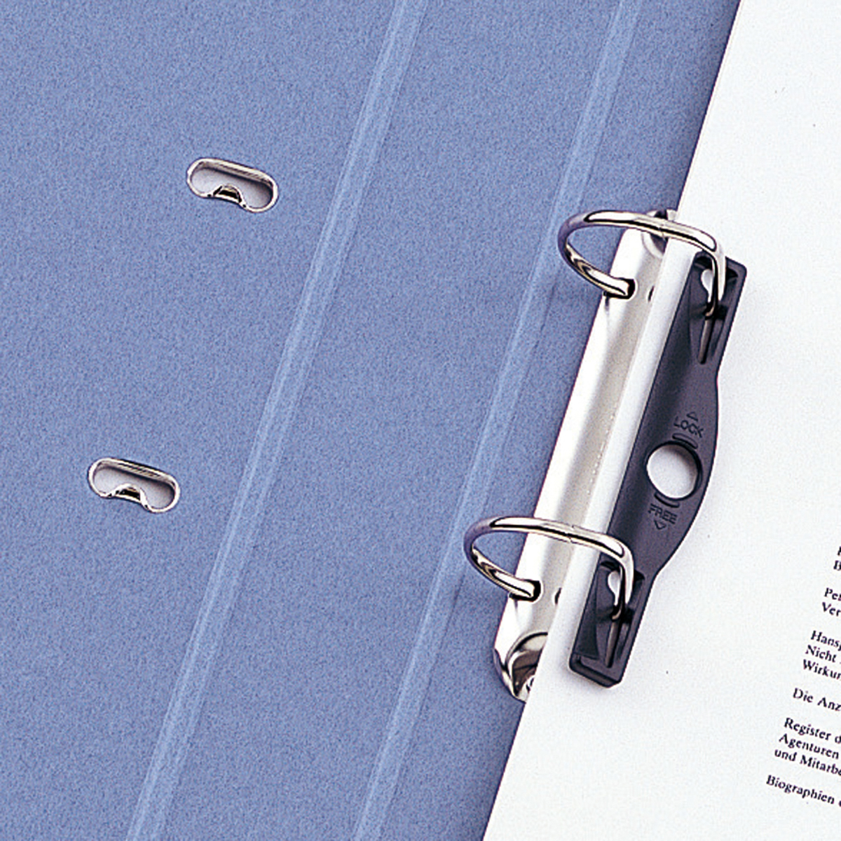 Ｄ型リングファイル　ブルーバイオレット