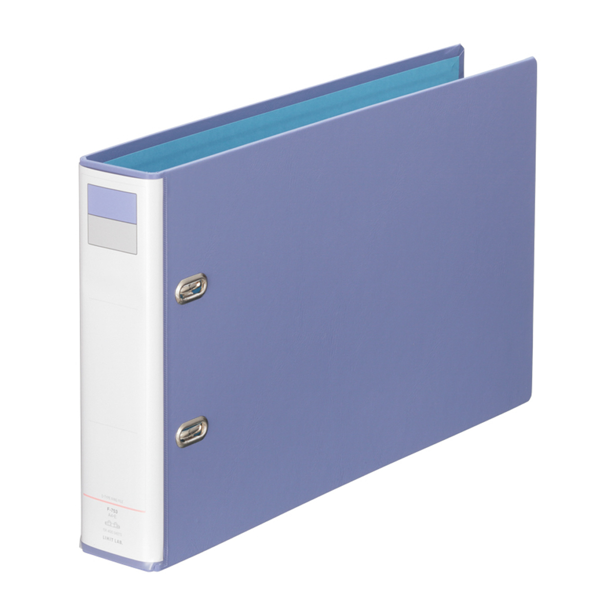 Ｄ型リングファイル　ブルーバイオレット