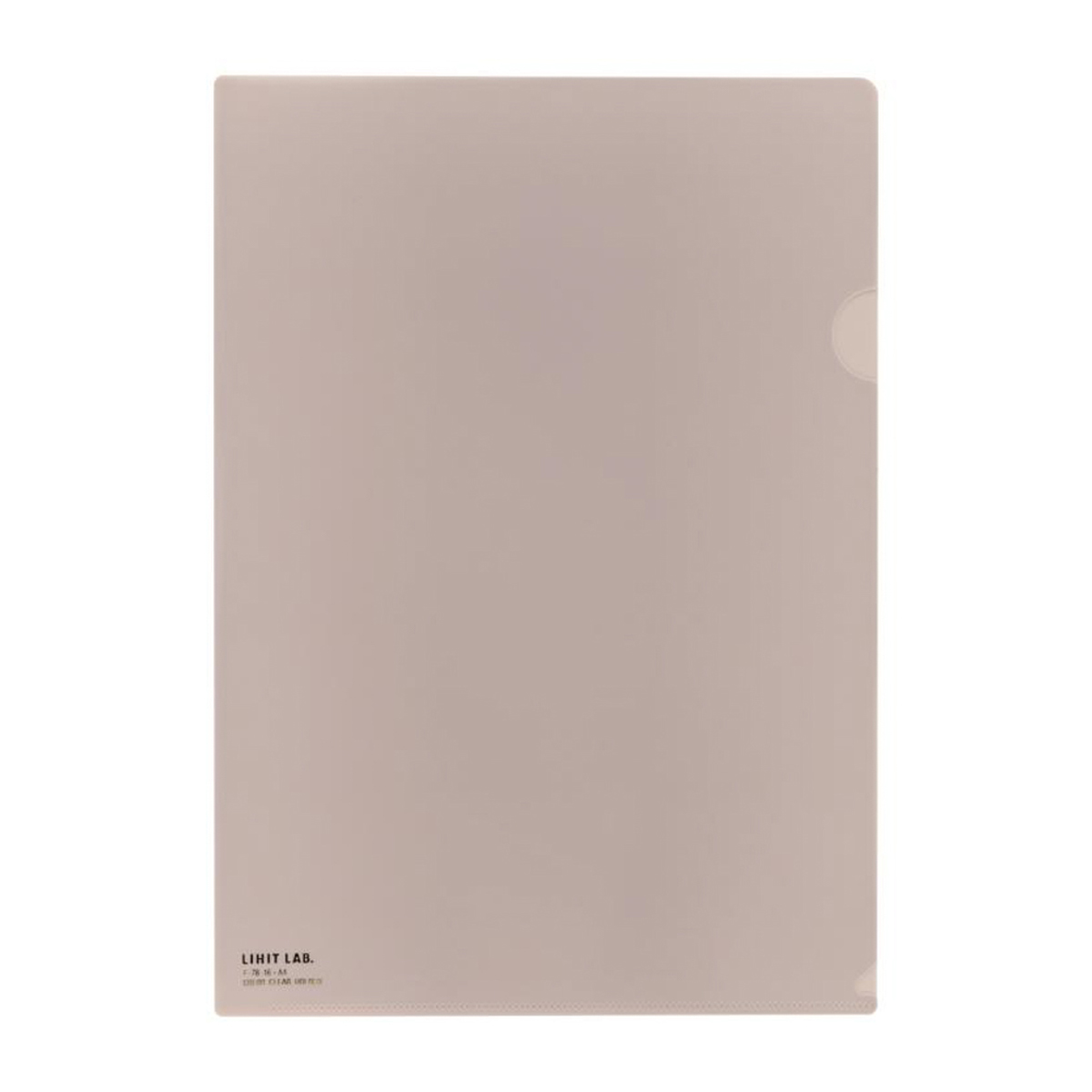 カラークリヤーホルダー　ベージュ