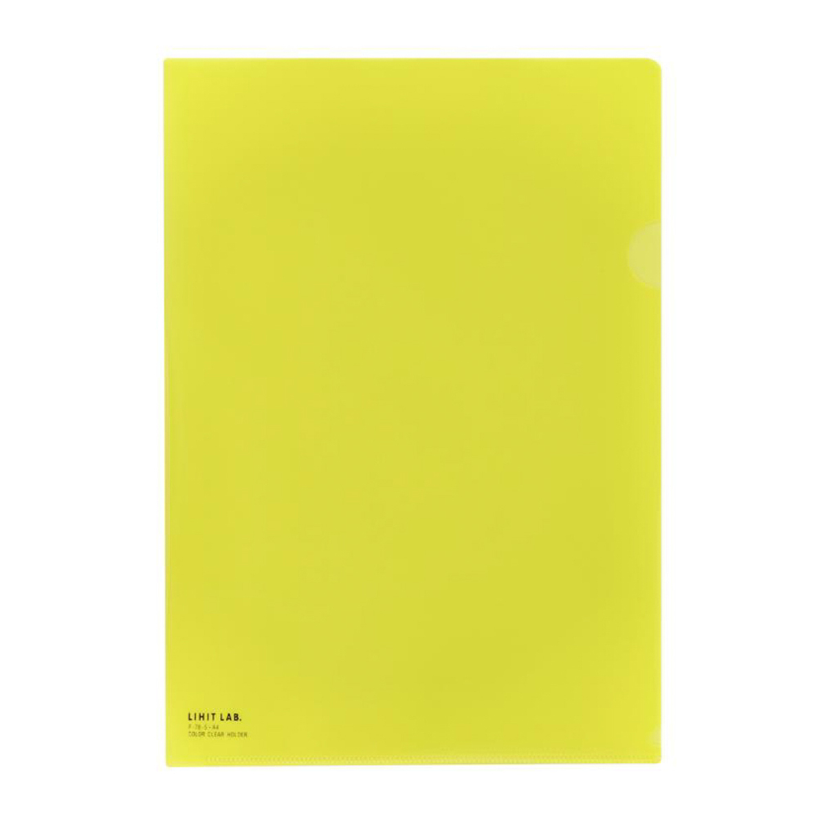 カラークリヤーホルダー　黄