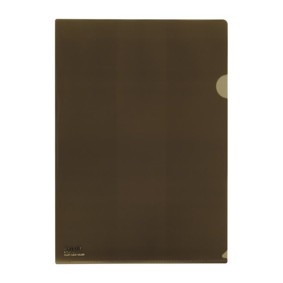 カラークリヤーホルダー　茶